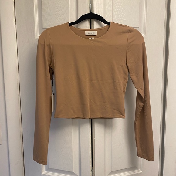 Babaton Tops - Babaton Tan Long Sleeve Top